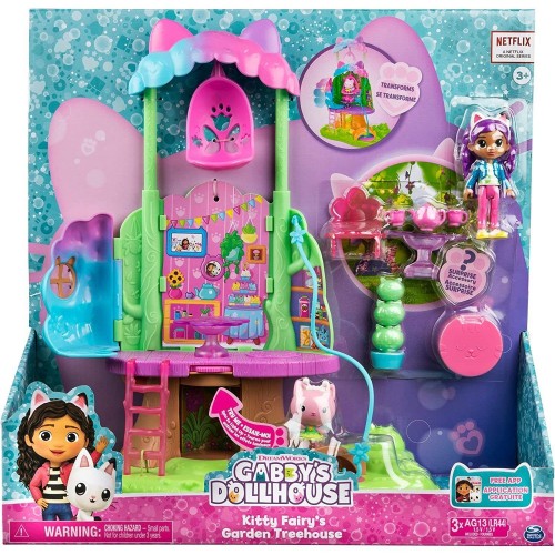 Gabbys Dollhouse Kitty Fairys Playset Tree House (6061580)