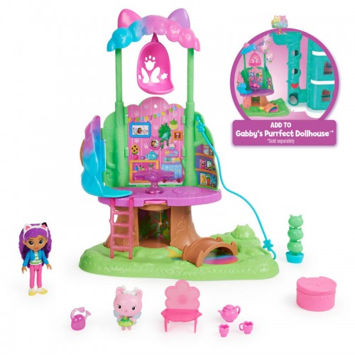 Gabbys Dollhouse Kitty Fairys Playset Tree House (6061580)