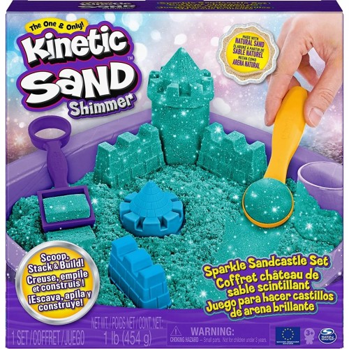 Spin Master Kinetic Sand Sparkle Sandcastle Set (6061828)