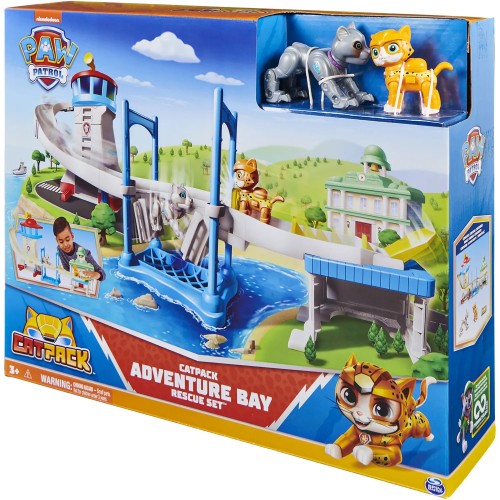 Spin Master Paw Patrol Cat Pack Adventure Bay Rescue Set (6066043)