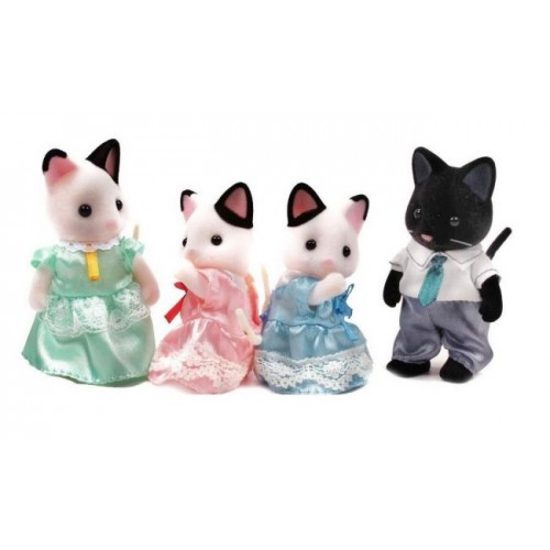 Sylvanian Families Tuxedo Cat Family (5181)