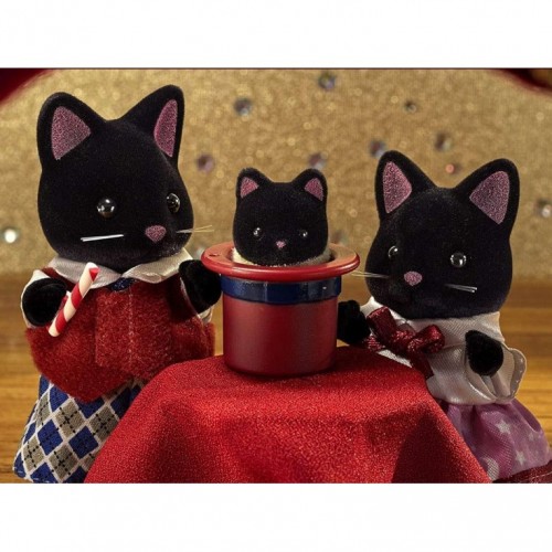 Sylvanian Families Οικογένεια Midnight Cat (5530)