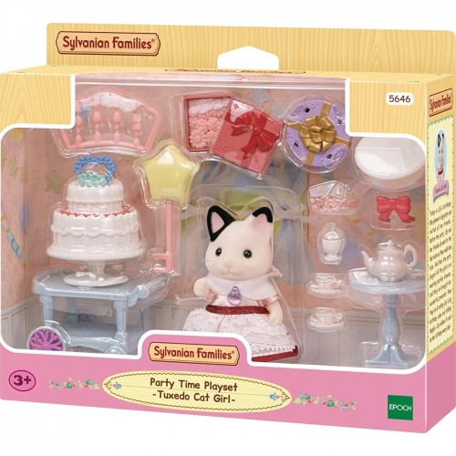 Sylvanian Families Party Time Playset Tuxedo Cat (5646)