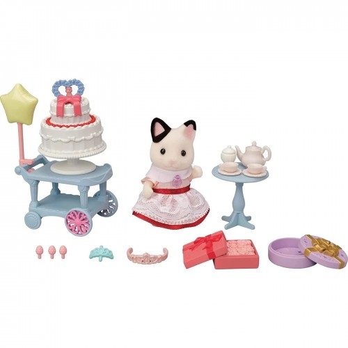 Sylvanian Families Party Time Playset Tuxedo Cat (5646)