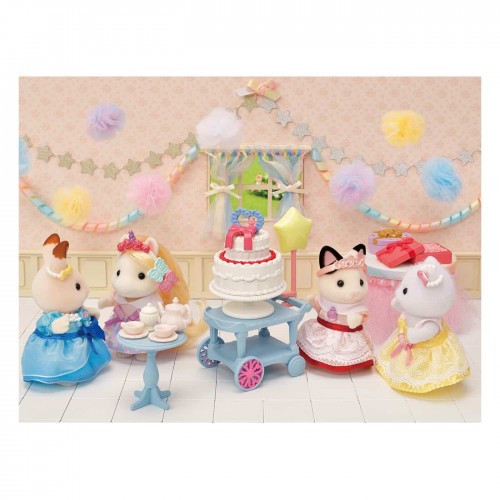 Sylvanian Families Party Time Playset Tuxedo Cat (5646)