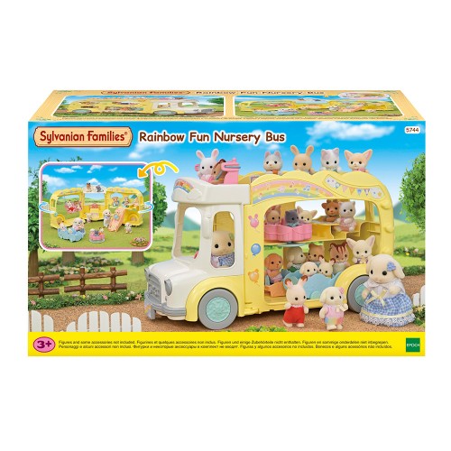 Sylvanian Families Nursery Rainbow Fun Nursery Bus (5744)