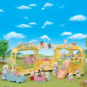 Sylvanian Families Nursery Rainbow Fun Nursery Bus (5744)