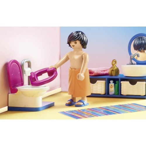 Playmobil Dollhouse Πολυτελές Λουτρό με Μπανιέρα (70211)
