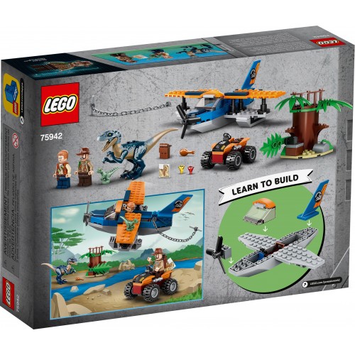 Lego Jurassic Velociraptor: Biplane Rescue Mission (75942​)