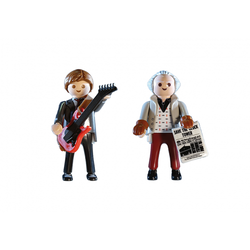 Playmobil Back to the Future Μάρτι Μακ Φλάι και καθηγητής Έμετ Μπράουν (70459)