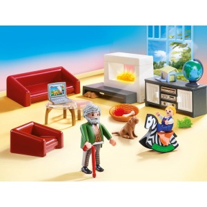 Playmobil Dollhouse Σαλόνι Κουκλόσπιτου (70207)