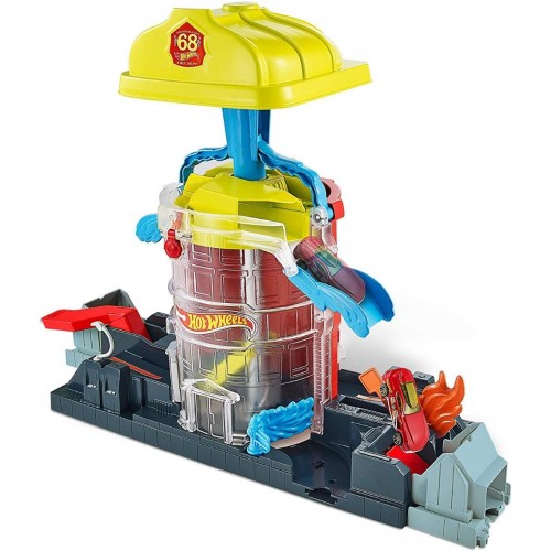 Hot Wheels Πίστες City Super Fire House Resque (GJL06/FNB15)