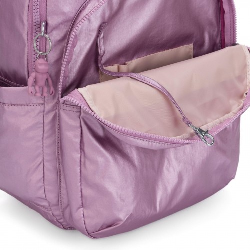 Σακίδιο σχολικό Kipling Seoul Metallic Berry (I5764-87M)