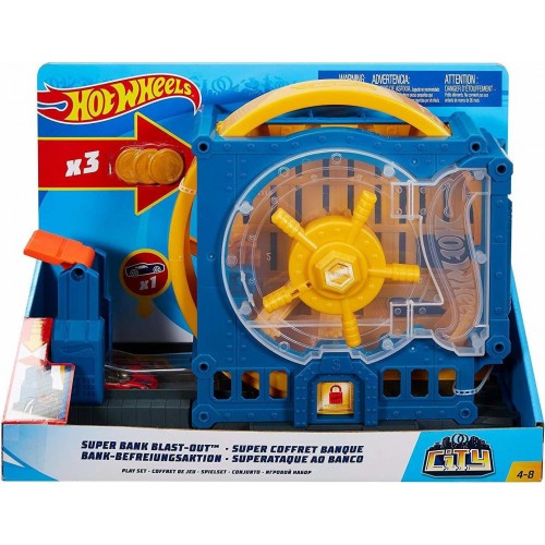 Hot Wheels Πίστες City Super Bank Blast-Out (GBF96/FNB15)