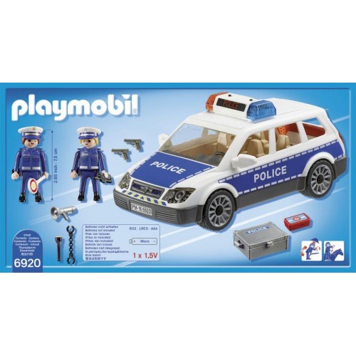 Playmobil Περιπολικό Όχημα Με Φάρο & Σειρήνα (6920)