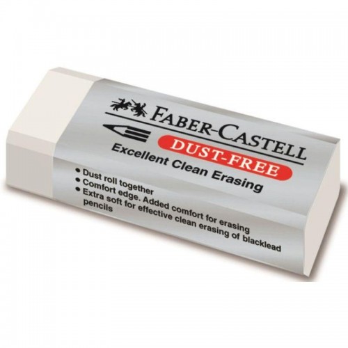 Faber Castell γόμα Dust free λευκή (187120)