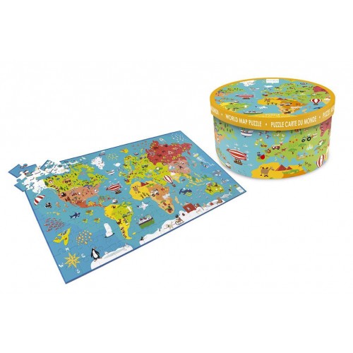 Scratch Puzzle Δαπέδου 150τεμ Παγκόσμιος Χάρτης (6181076)