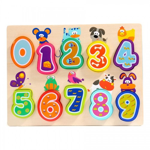 Top Bright Puzzle 16τεμ Ζώα και Αριθμοί (120325)