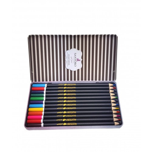 Ξυλομπογιές 12τεμ σε Μεταλλικό Κουτί Santoro Gorjuss Friends Walk Together (207131) Ξυλομπογιές 12τεμ σε Μεταλλικό Κουτί Santoro Gorjuss Friends Walk Together (207131)