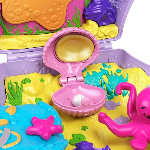 Polly Pocket Tiny Power Seashell Purse Τρέντι Τσαντάκι Κοχύλι (GNH11/GKJ63)