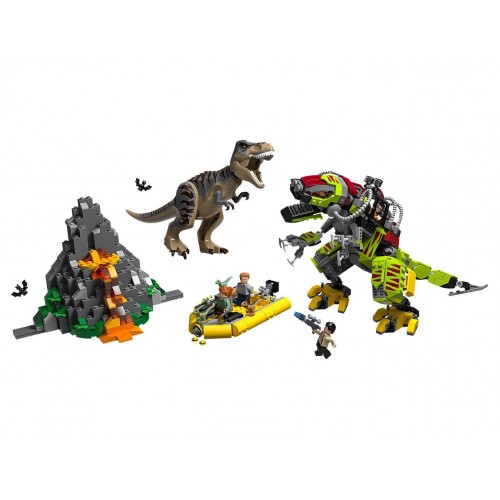 Lego Jurassic World T. Rex vs Dino-Mech Battle (75938)