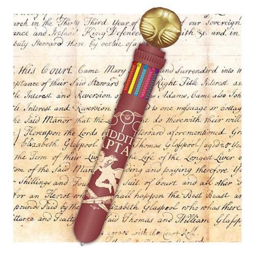 Στυλό Harry Potter 10 χρωμάτων Golden Snitch (SLHP364)