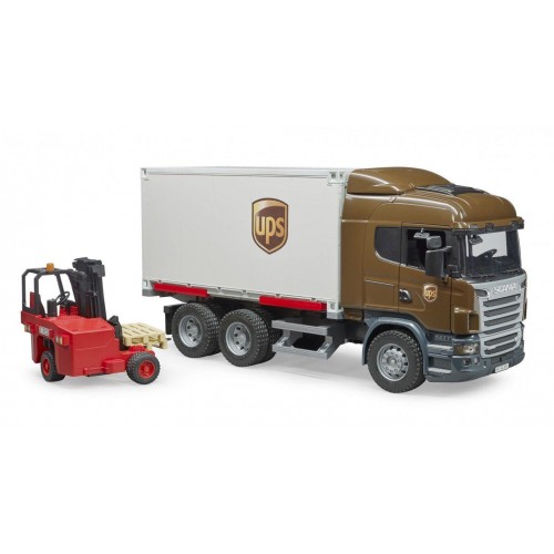 Bruder Φορτηγό UPS Logistics με Κλαρκ (03582)