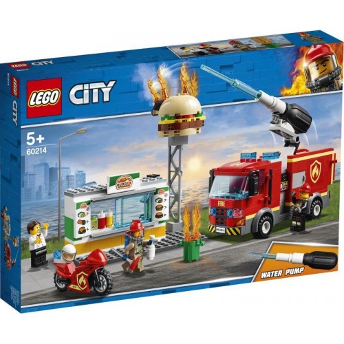 Lego City Burger Bar Fire Rescue (60214)