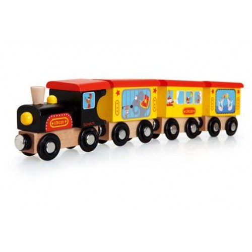 Scratch Τρένο ξύλινο μαγνητικό Τσίρκο (6181060)