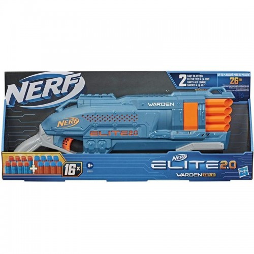 Nerf Elite 2.0 Warden Db-8 Εκτοξευτής Με 16 Βελάκια (E9959)