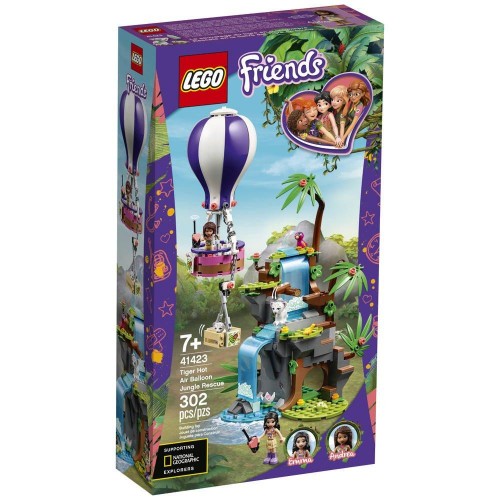 Lego Friends Tiger Hot Air Balloon Jungle Rescue (41423)