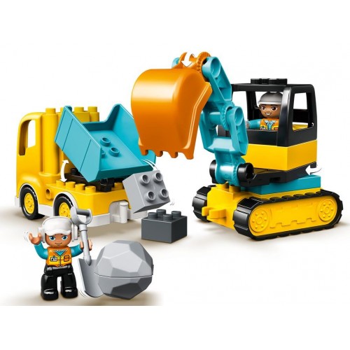 Lego Duplo Truck and Tracked Excavator (10931)