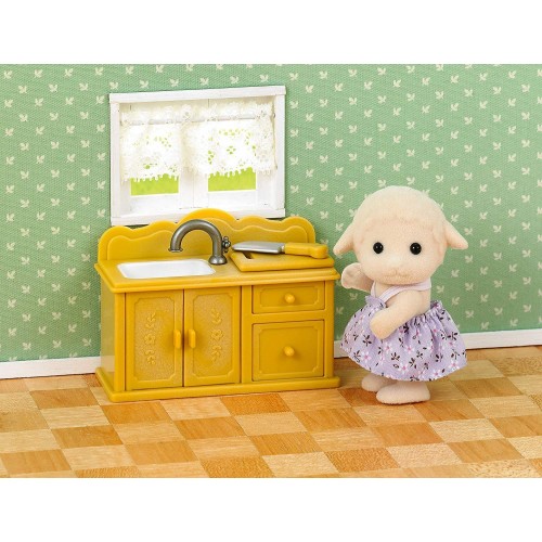 Sylvanian Families Έπιπλο κουζίνας με την μικρούλα Sheep (5141)