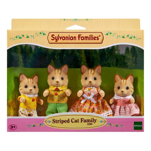 Sylvanian Families Οικογένεια Straped Cat (5180)
