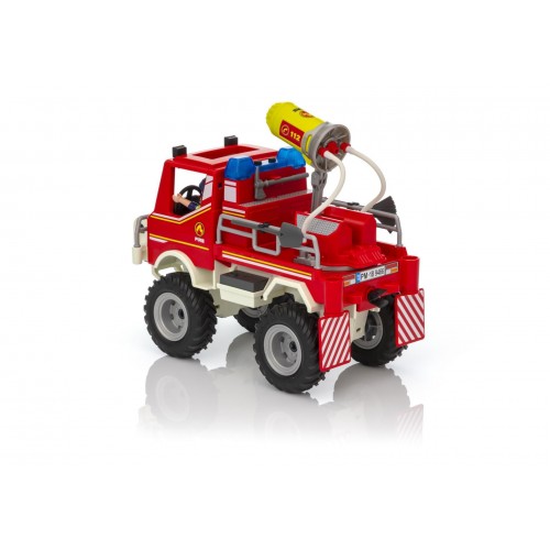 Playmobil Όχημα Πυροσβεστικής με Τροχαλία Ρυμούλκησης (9466)