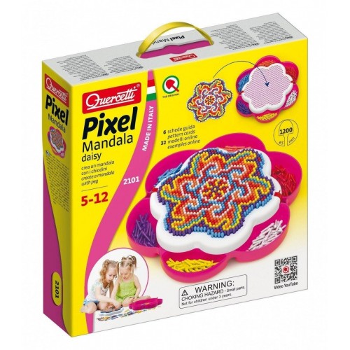 Quercetti Κατασκευή Pixel Mandala Daisy (2101)