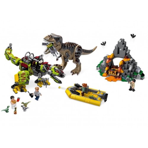 Lego Jurassic World T. Rex vs Dino-Mech Battle (75938)