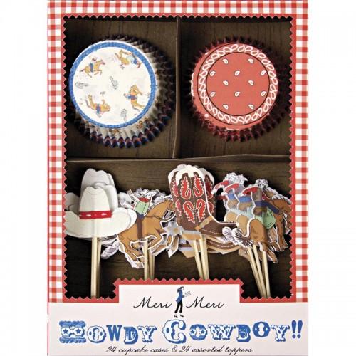 Σετ για cupcakes Cowboy