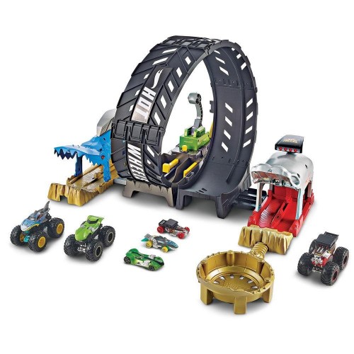 Hot Wheels Monster Trucks Σετ Παιχνιδιού Super Loop (GKY00)
