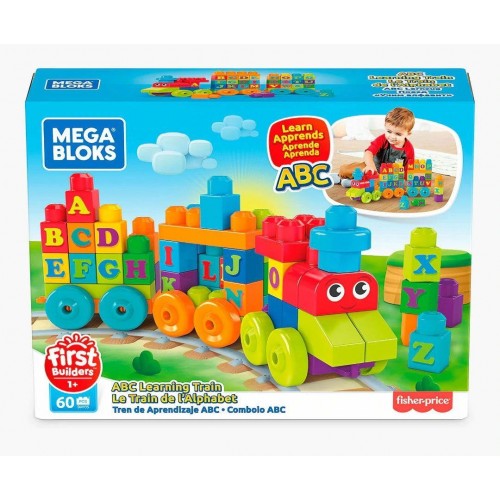 Mega Blocks Τρενάκι ABC (DXH35)