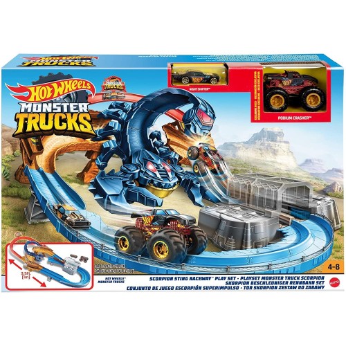 Hot Wheels Monster Trucks Πίστα Σκορπιός (GNB05)