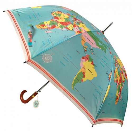 Ομπρέλα ενηλίκων Παγκόσμιος χάρτης (25051)