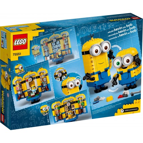 Lego Minions Brick-built Minions and their Lair (75551)