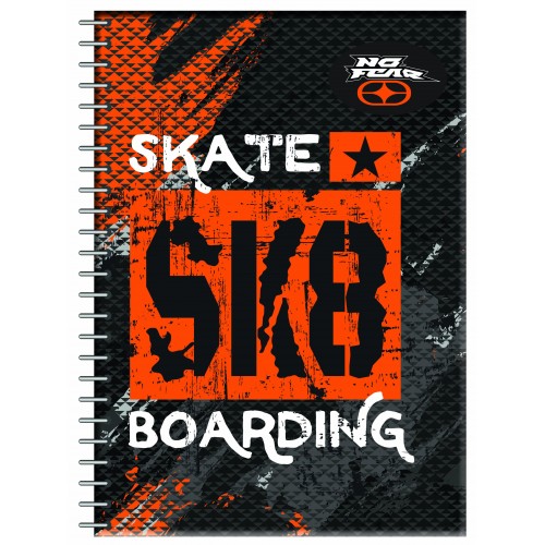 BMU Τετράδιο Σπιράλ 2 θεμάτων μεγάλο No Fear SK8 (347-76440A)