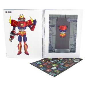 Κατασκευή με αυτοκόλλητα Robo designer book
