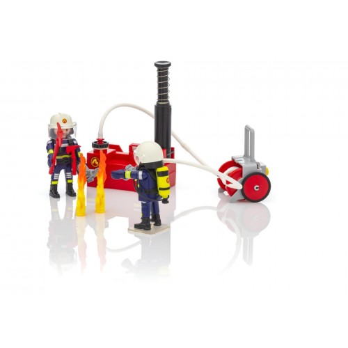 Playmobil Πυροσβέστες με Αντλία Νερού (9468)