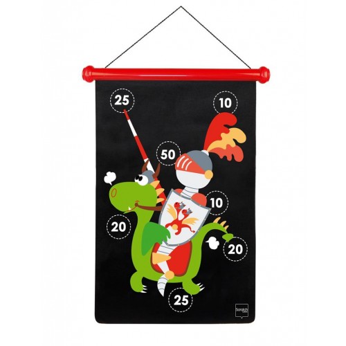 Scratch Στόχος Μαγνητικός 2 όψεων Large Ιππότες (6182020)