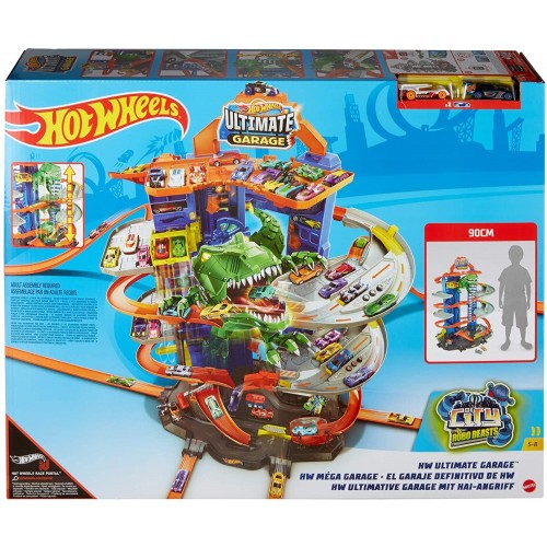 Hot Wheels Απόλυτο Γκαράζ Με Ρομποδεινόσαυρο (GJL14)