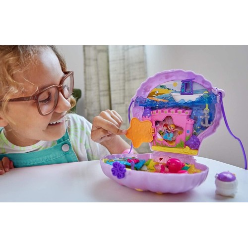 Polly Pocket Tiny Power Seashell Purse Τρέντι Τσαντάκι Κοχύλι (GNH11/GKJ63)