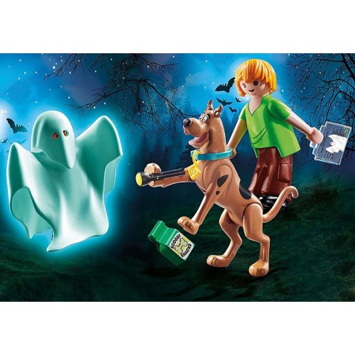 Playmobil Scooby-Doo! Ο Σκούμπι και ο Σάγκι με Ένα Φάντασμα (70287)